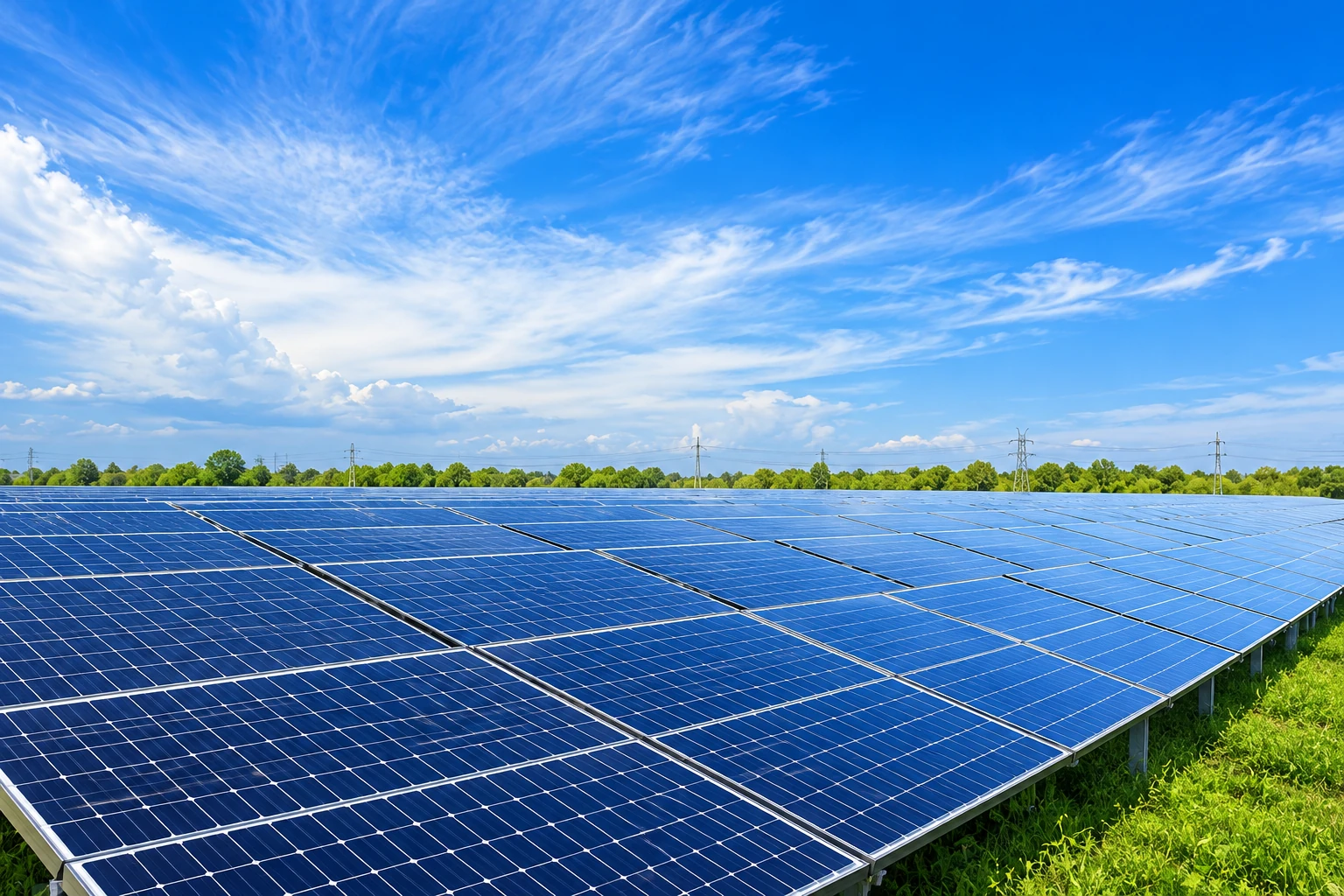 Solar panels and energy-site infrastructure